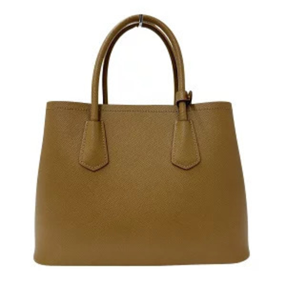 Prada Leather Tote Brown Camel Brown Bag Brown Tan